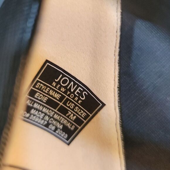 BRAND JONE NEW YORK CHUNKY HIGH HEEL OPEN TOE ADJUSTABLE BUCKLE SANDALS - Picture 12 of 14